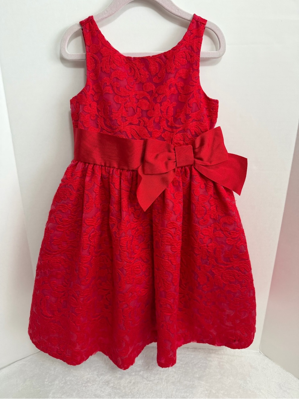 Janie and Jack Embroidered  Forever Rose Toddler Dress Size 4